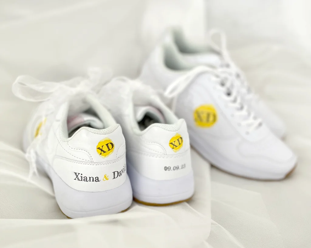 Zapatillas de boda personalizadas